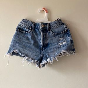 Pacsun ripped denim shorts